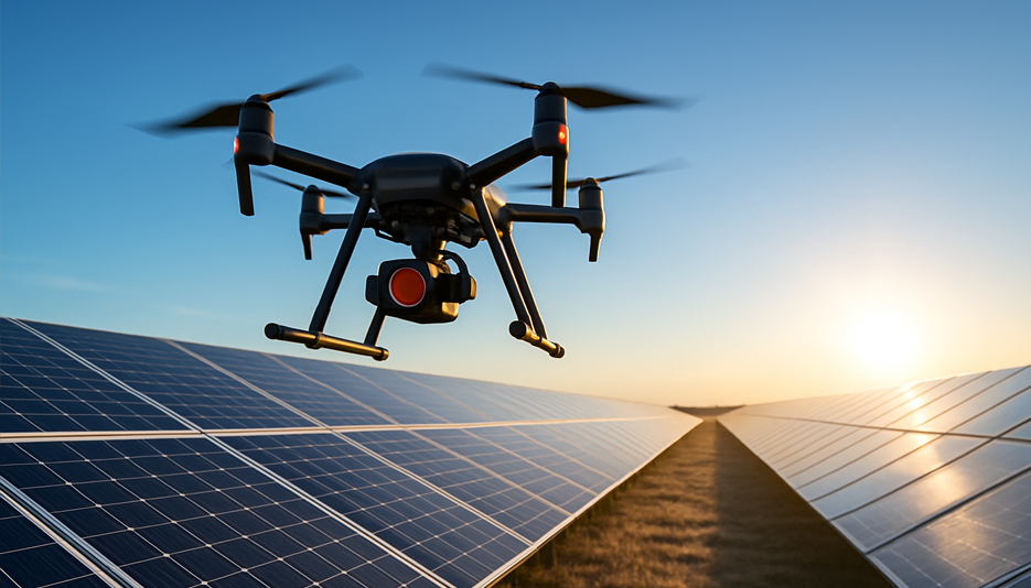 Upotreba dronova za inspekciju solarnih elektrana